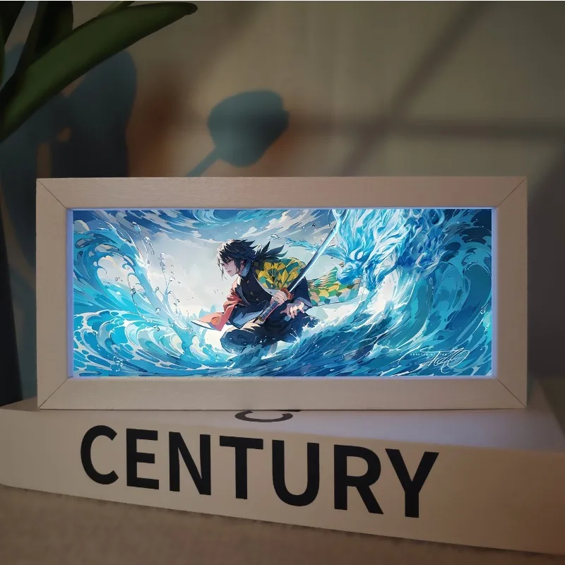 Desk Setup Lamp - デーモンスレイヤーズ LED ナイトライト デスクトップオーナメント 暖かい寝室の雰囲気テーブルランプ ボーイフレンドや男性の友人へのクリエイティブなギフト