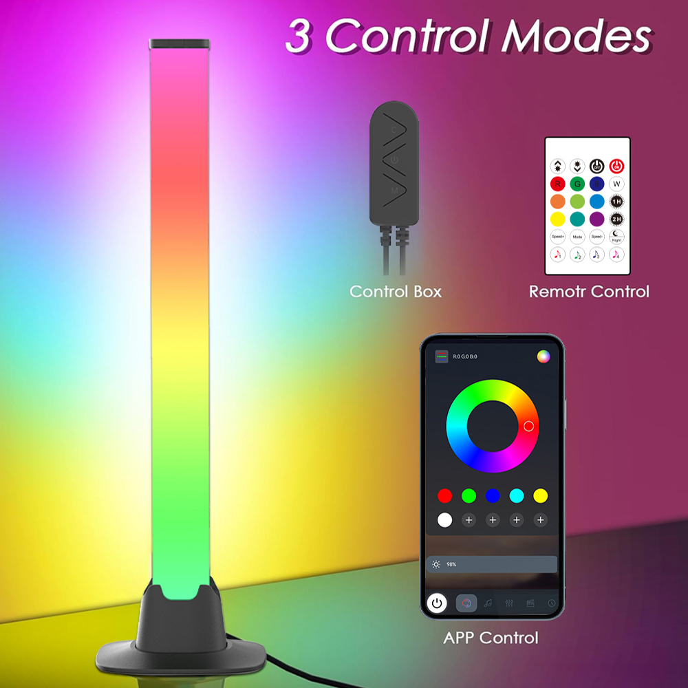 デスクトップ用 RGB LED ライトバー、Bluetoot - Desk Setup With Tv のレビューと価格