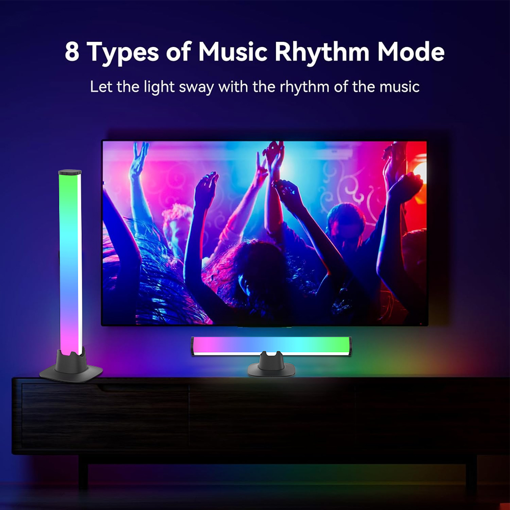 テレビの背面に取り付ける、Tuya Wi-Fi対応のRGB  - Desk Setup With Tv のレビューと価格