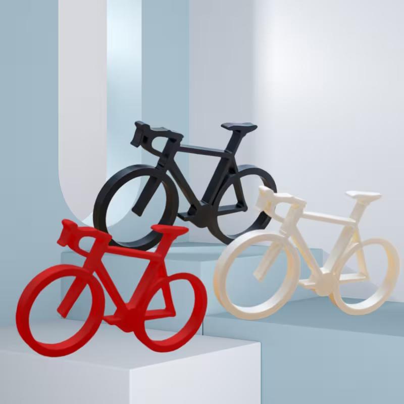 自転車彫刻 3Dプリント ミニマリストバイクアート モダンサ - Desk Setup Minimalist のレビューと価格