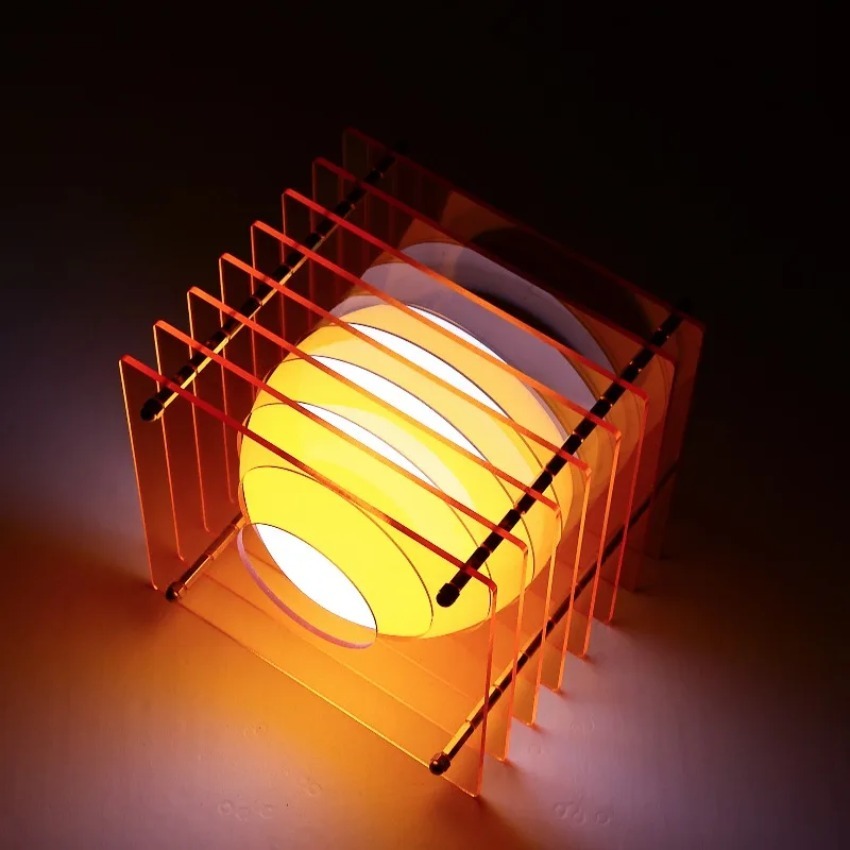 DIY ムーンランプ アクリル千層ランプ デスクトップ装飾  - Desk Setup Lamp のレビューと価格